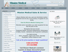 Tablet Screenshot of missionmedical.com
